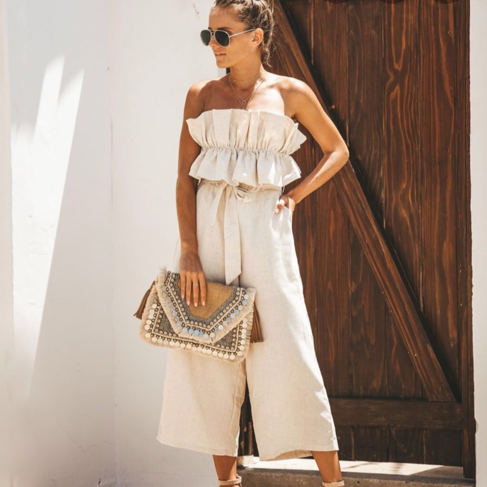 Vici linen jumpsuit